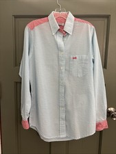 Fraternity Collection Women’s Seersucker Medium Striped Made In America Shirt