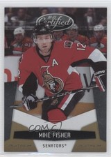 2010-11 Certified Platinum Gold 1/25 Mike Fisher #102 1p0