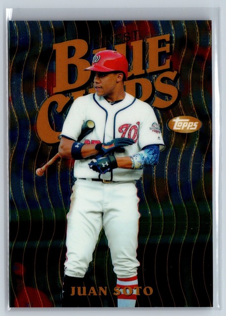 2019 Topps Finest JUAN SOTO #FBC-JS NM Washington Nationals Blue Chips