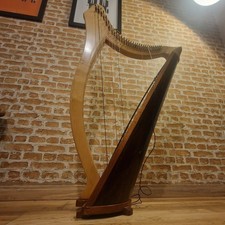 30 STRING HARP CELTIC FOLK LEVER HARP – LARGE WOODEN FLOOR STANDING HARP - RARE