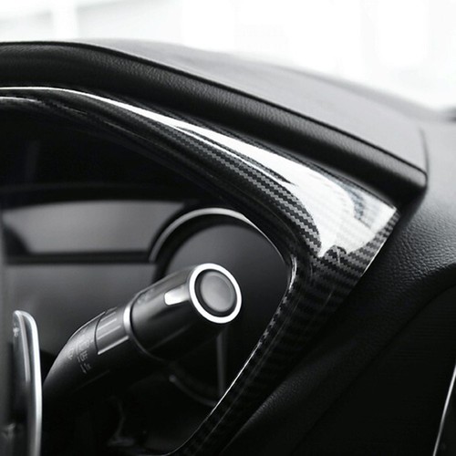 Carbon Fiber Dashboard Trim Cover for Cadillac For CT4 2020 to 2023 Models - Picture 7 of 8