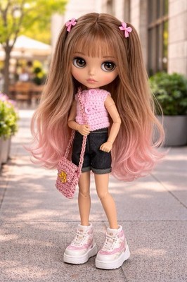 Strick Puppenkleidung Blythe Puppe