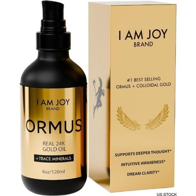 I am Joy Ormus Gold Oil 120ml 4oz Pineal Decalcification DNA Repair Liquid