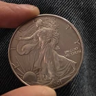 2001 $1 Dollar American Silver Eagle / Walking Liberty  Coin 1 Ounce Fine Silver