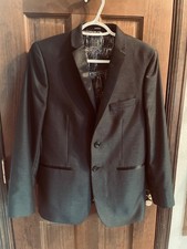 DKNY SPORT COAT JACKET BLAZER boys 16 kid R Wedding Christmas XS mens skinny fit