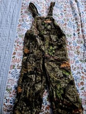 John Deere Mossy Oak Camouflage Cotton Bib Pants Size 5 Multi-Color