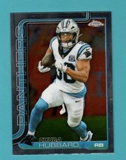 2025 Topps Chrome Football Chuba Hubbard #42 Carolina Panthers