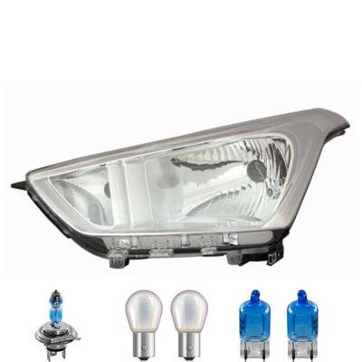 Scheinwerfer links inkl. OSRAM Lampen H4 mit LWR Motor für Hyundai Creta