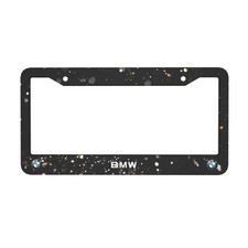 Bmw 2 Pack Aluminum Waterproof License Plate Frame Black