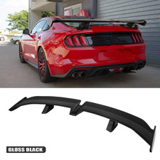 55 Rear Trunk Spoiler Pro Racing Rear Wing Gloss Black For Ford Mustang Gt