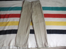 VTG 50s US Military Korean War Khaki Twill Button Fly 29x29 Army Chino Pants