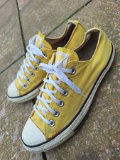 UK 6 Womens Vintage Converse yellow Chuck Taylor all star low 2003 Trainers rare
