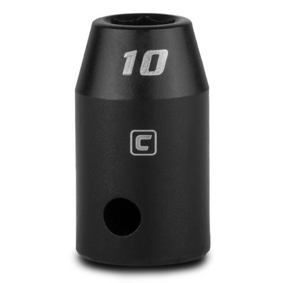 Capri Tools CP55010 10 mm Shallow Impact Socket, 1/2-Inch Drive, 10 