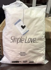 Simple Love 100 European Flax Linen King Size Sheet Set 4 pc in Natural