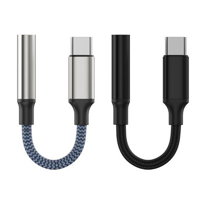 USB Type C to 3.5mm Jacks Headphone USB C Earphone Sound Adapter Cable