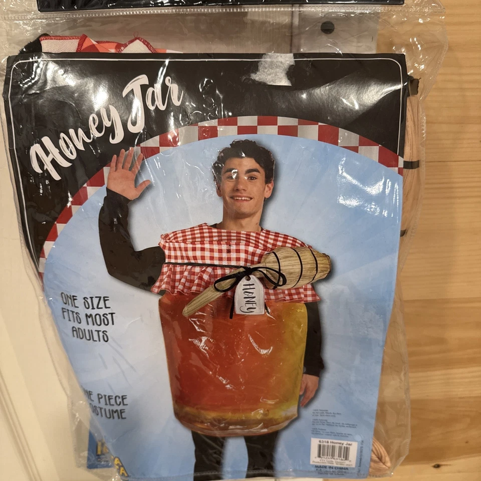Disfraz de tarro de miel para adulto - Rasta Imposta Foto 2 de 4