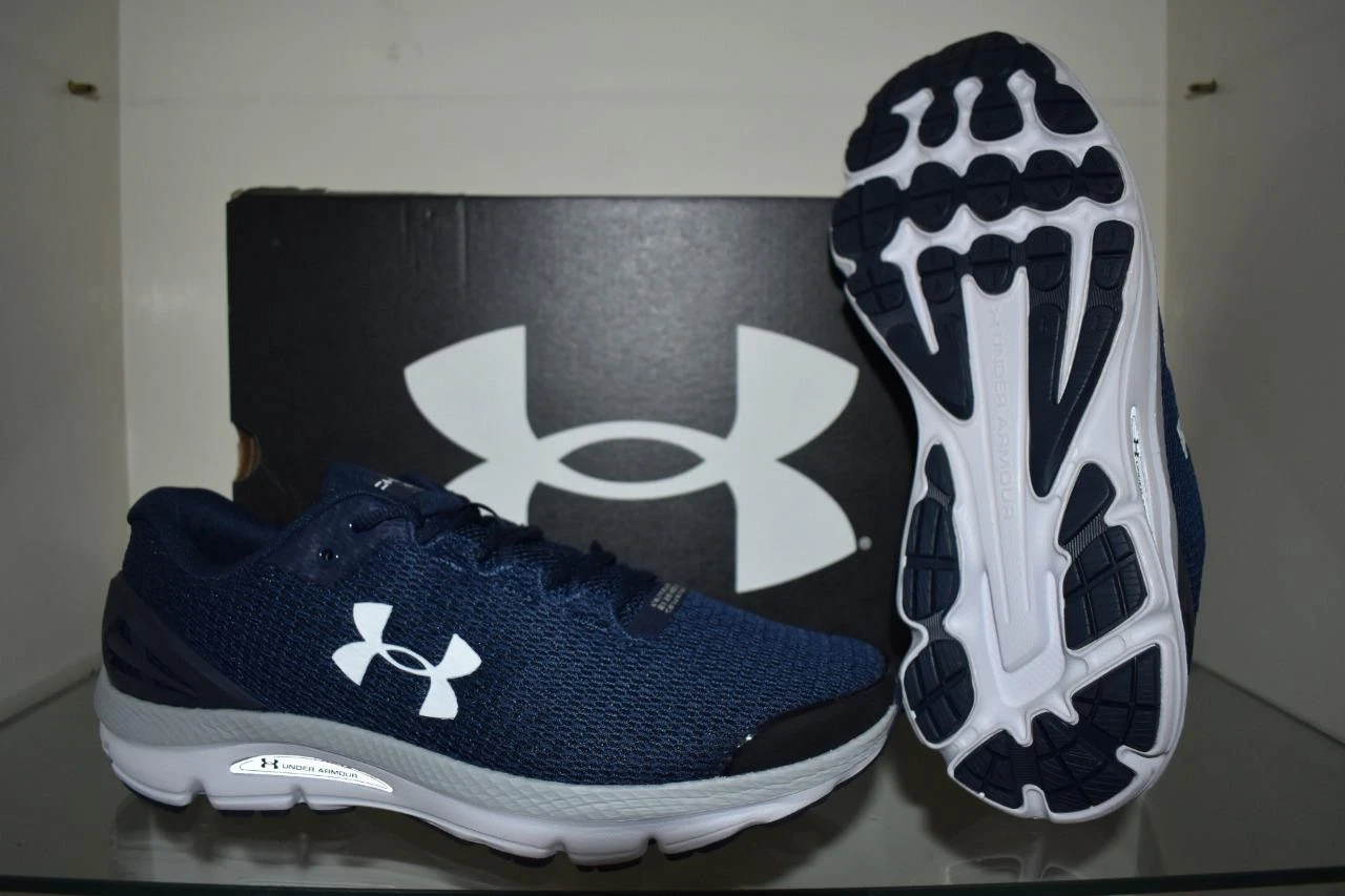 Under Armour Men's UA Charged Gemini Running Shoes 3026501 411 Navy NIB