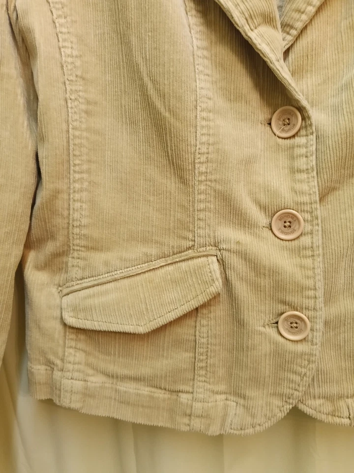  Sonoma Blazer Pana Tostado Mujer Chaqueta Mediana, Elegante, Deportivo, Elástico Foto 3 de 4