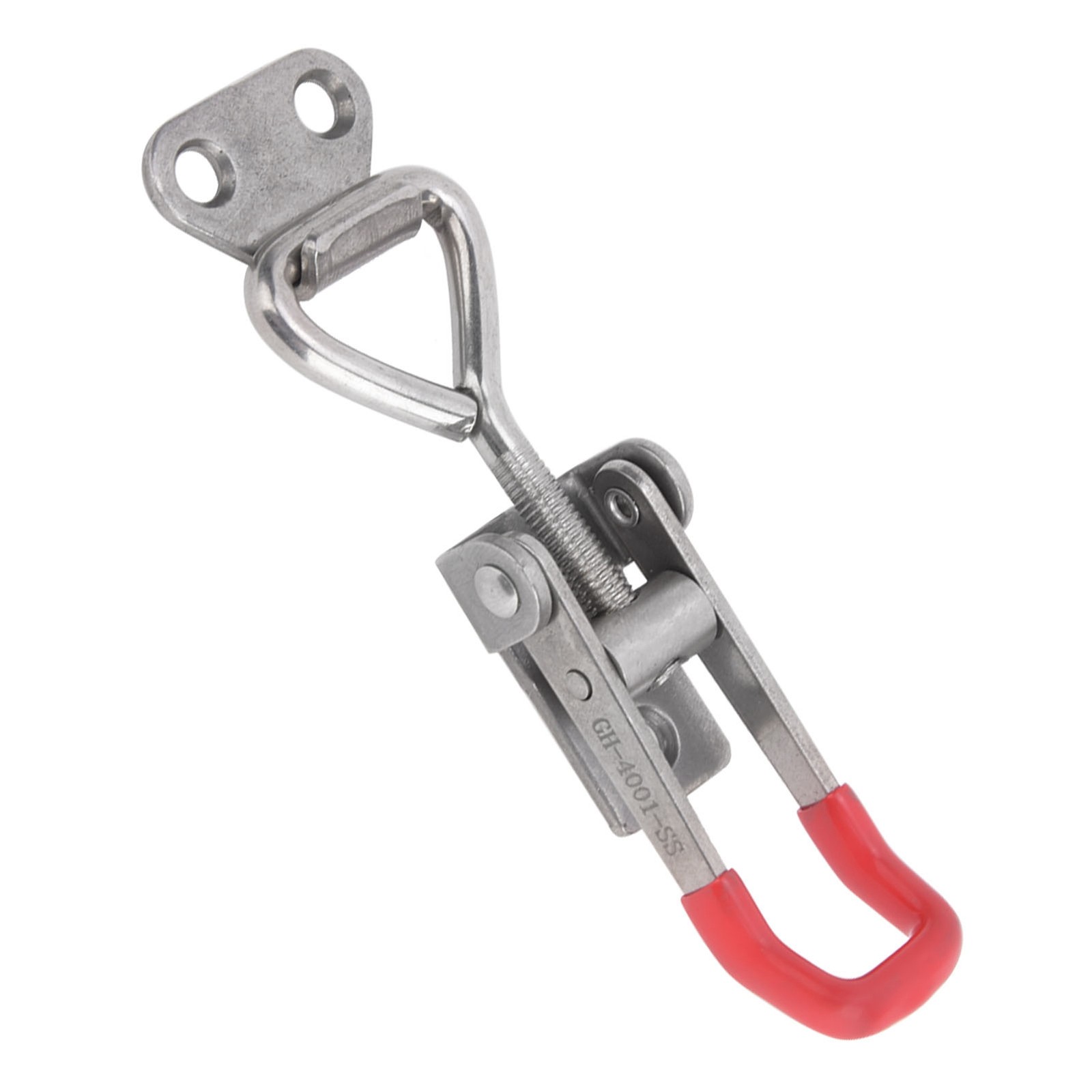 2Pcs Toggle Clamp Clip 304 Stainless Steel Adjustable Buckle Quick Fixture Hand