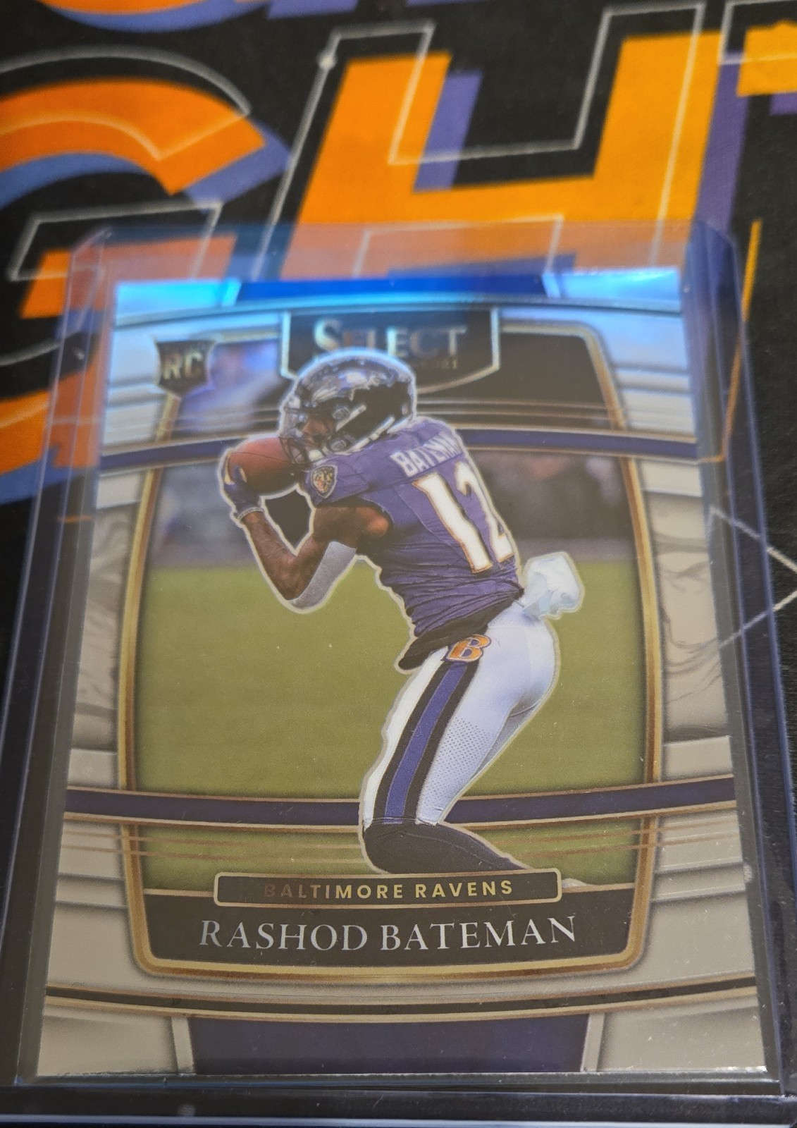 2021 Panini Select - Concourse Rashod Bateman #55 Silver Prizm (RC)