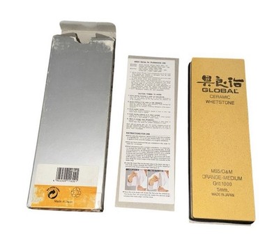 Global Japanese Ceramic Whetstone Medium Finish 1000 Grit 5mm