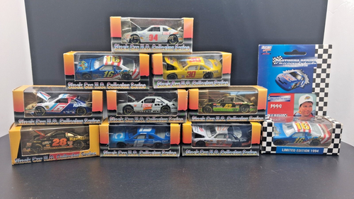 10 Pc Vintage NASCAR Diecast Lot RCCA Racing Collectables 1:64 Limited Edition - Afbeelding 1 van 12