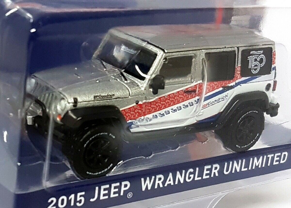 Greenlight 1/64 - 2015 Jeep Wrangler Unlimited 150 Years BF Goodrich Car