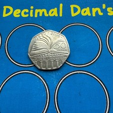 2000 Commemorative 50p Coin - Public Libraries - Circulated Condition