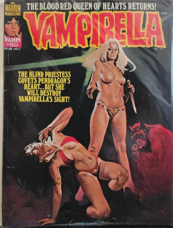 Vampirella #60 (Warren)  Magazine  Comic Book!  Rare Vintage Horror Silver Age!