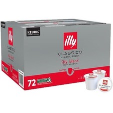 Illy Coffee K Cups - Pods For Keurig Machines – Classico 72 Count (Pack of 1)
