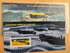 Timbre France Bloc Souvenir 114** débarquement 2015 neuf avec blister
