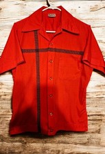 Vintage 70s King Louie Bowling Shirt Size S
