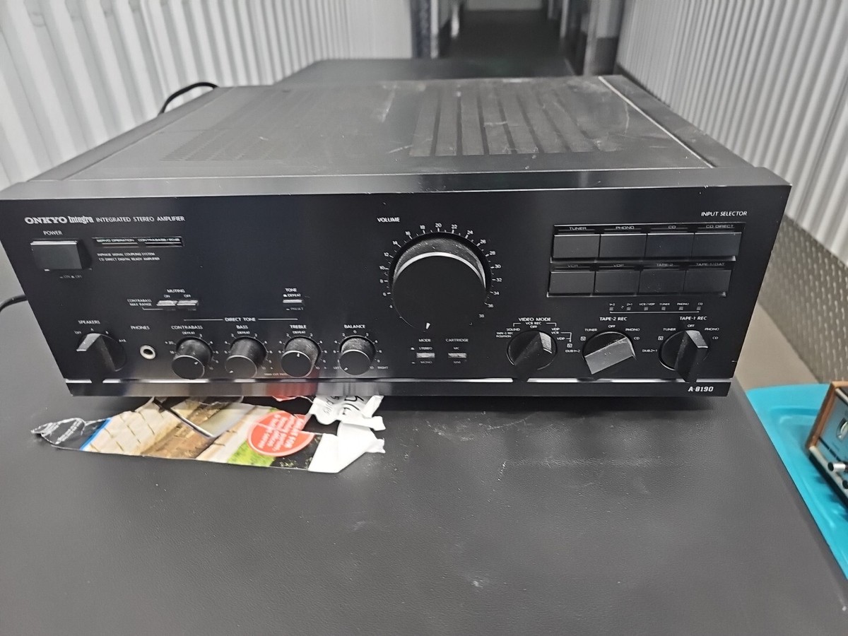 Vintage Onkyo Integra A-8190 Integrated Stereo Amplifier | eBay