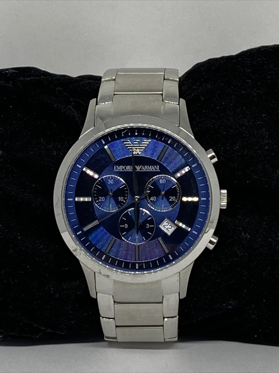 Armani watches ar2448 gents silver stainless hotsell steel watch
