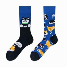 Dogs Crew - Colorful Fashion ODD Socks Unisex Crew Socks UK 5-10