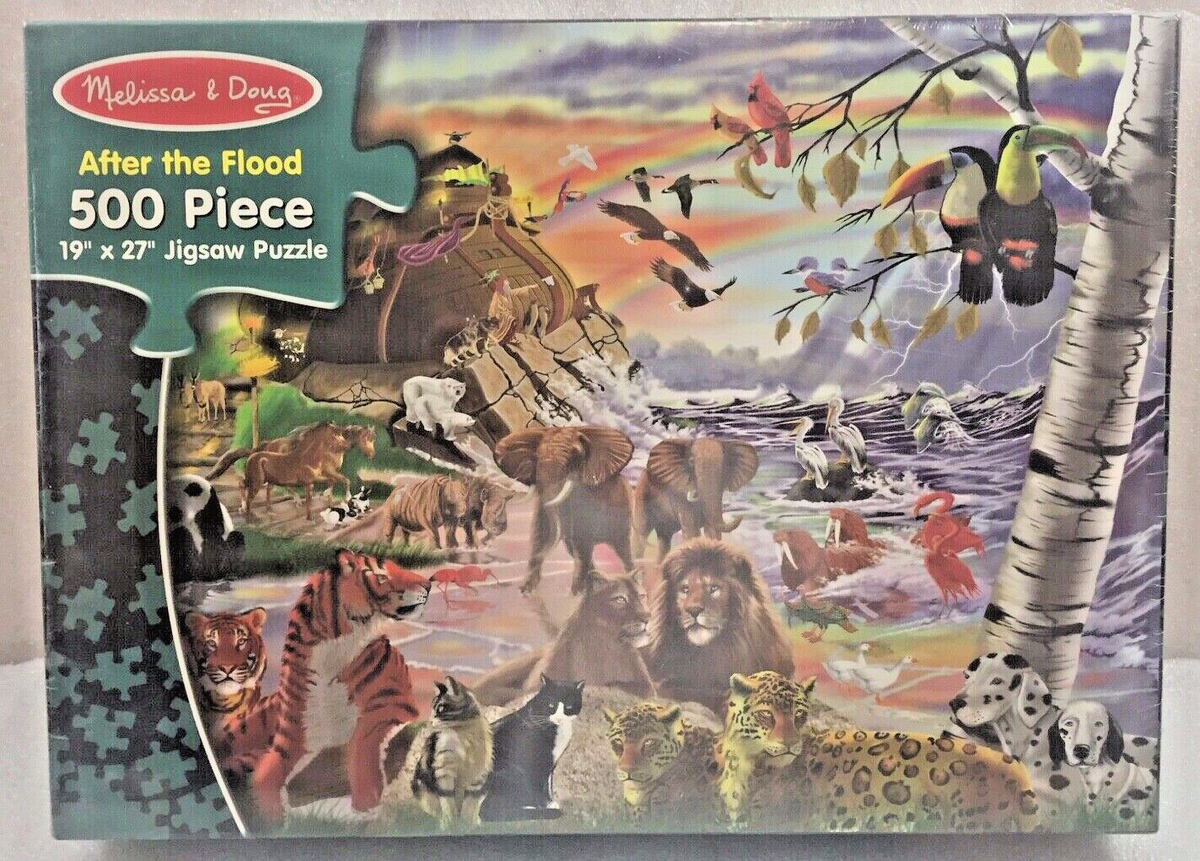Melissa & Doug AFTER THE FLOOD Jigsaw Puzzle NEW 500 pieces