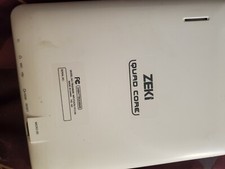 White 8 inch zeki tablet in good condition  comes with case as well