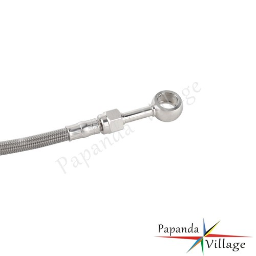 Silver 25.5"Stainless Steel Upper Brake Line For HARLEY Softail Sport Glide FLSB - Picture 6 of 8