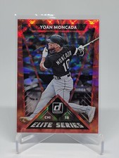 2020 Donruss Elite Series Red #13 Yoan Moncada White Sox /149 F3E
