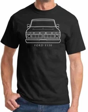 1976 Ford F150 Pickup Truck Front End Design Tshirt NEW Colors