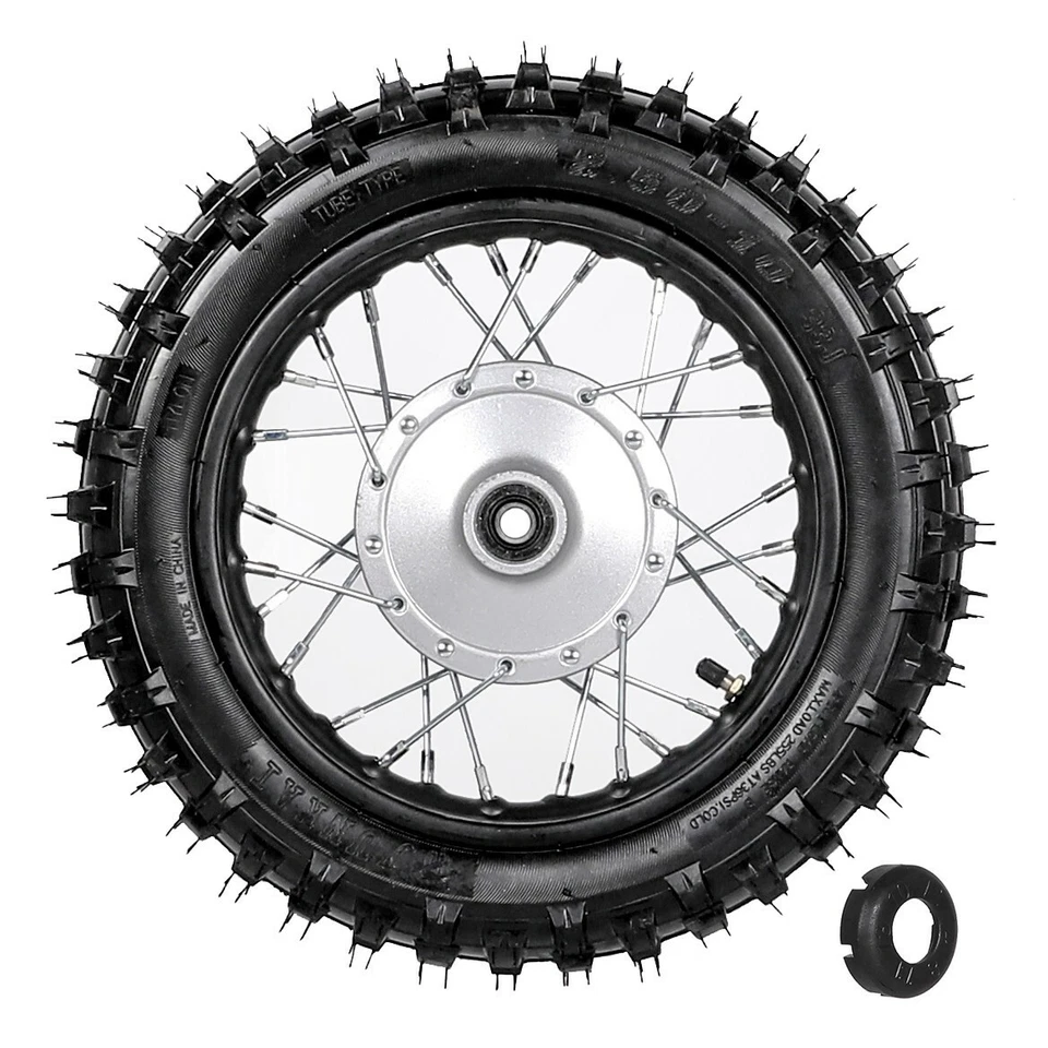 Neumático de rueda de llanta delantera de freno de tambor 2,50-10 para CRF50 XR50 Yamaha TTR50 PW50  Foto 2 de 4