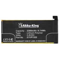 Akku-King Akku ersetzt Asus C11P1322 - Li-Polymer 2300mAh - für ASUS Padfone S