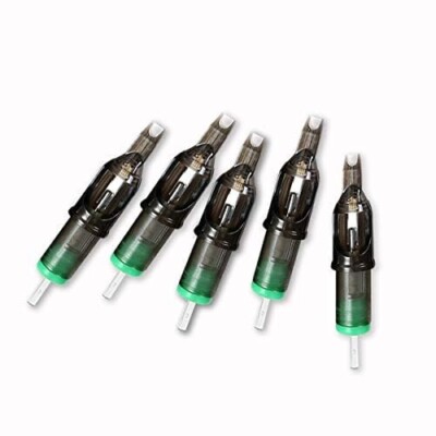 50Pcs Poseidon Tattoo Cartridge Needles Long Taper for Makeup Assorted Mixed Sz