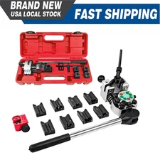 Brake Line and Tubing Flaring Tool 45 Degree Set - Single, Bubble, Double Flares