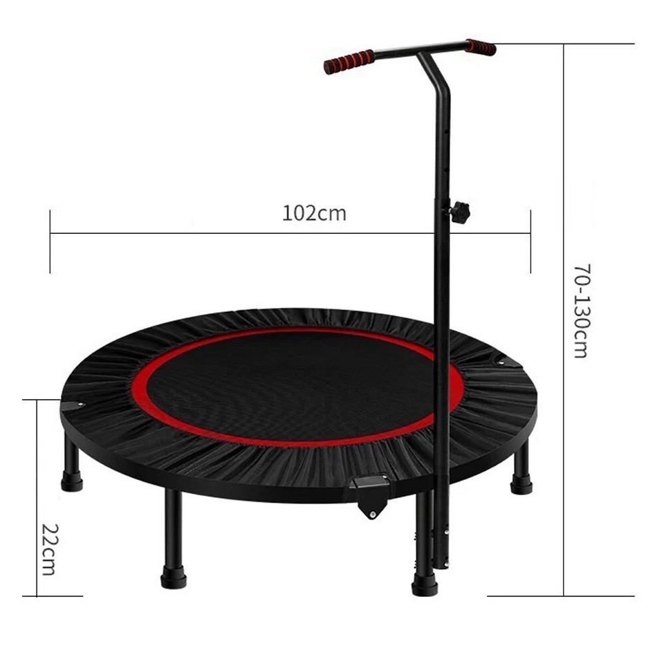 Trampoline 40 Inch Indoor / Outdoor Home Fitness Exercise Foldable