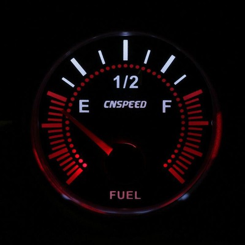 Car 2" 52mm Fuel Level Gauge Meter With Fuel Sensor E-1/2-F Pointer Universal - Picture 12 of 12