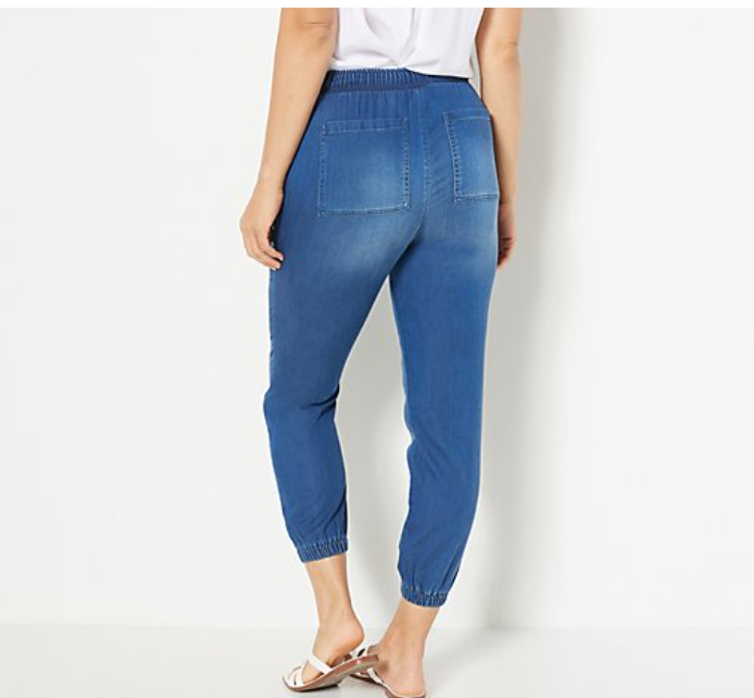 Side Stitch MidRise Jogger Pants Denali Wash eBay