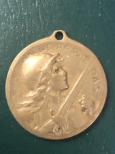 THE BATTLE OF VERDUN 21 1916 WW1 ON NE PASSE PAS MEDAL BY VERNIER ASPICD - A118