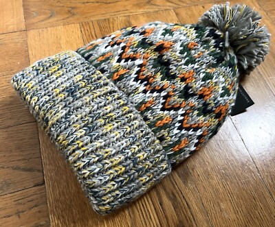 dicke Wollmütze Beanie Strickmütze Wintermütze Bommel Grobstrick NEU Beechfield