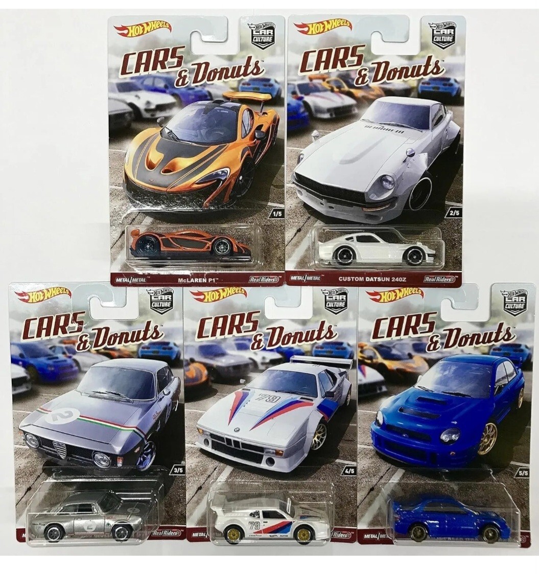 ホットウィール CARS ＆ DONUTS 5台